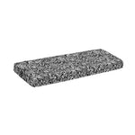 Monochrome Graffiti Hippie Pattern Print Piano Keyboard Cover