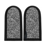 Monochrome Graffiti Hippie Pattern Print Skillet Handle Cover