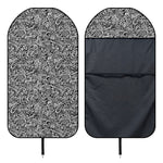 Monochrome Graffiti Hippie Pattern Print Waterproof Car Seat Cover