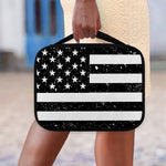 Monochrome Grunge American Flag Print Classic Bible Case