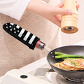 Monochrome Grunge American Flag Print Skillet Handle Cover