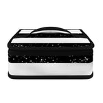 Monochrome Grunge American Flag Print Small Lunch Bag