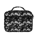 Monochrome Hawaiian Floral Print Briefcase Bible Bag