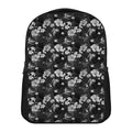 Monochrome Hawaiian Floral Print Casual Backpack