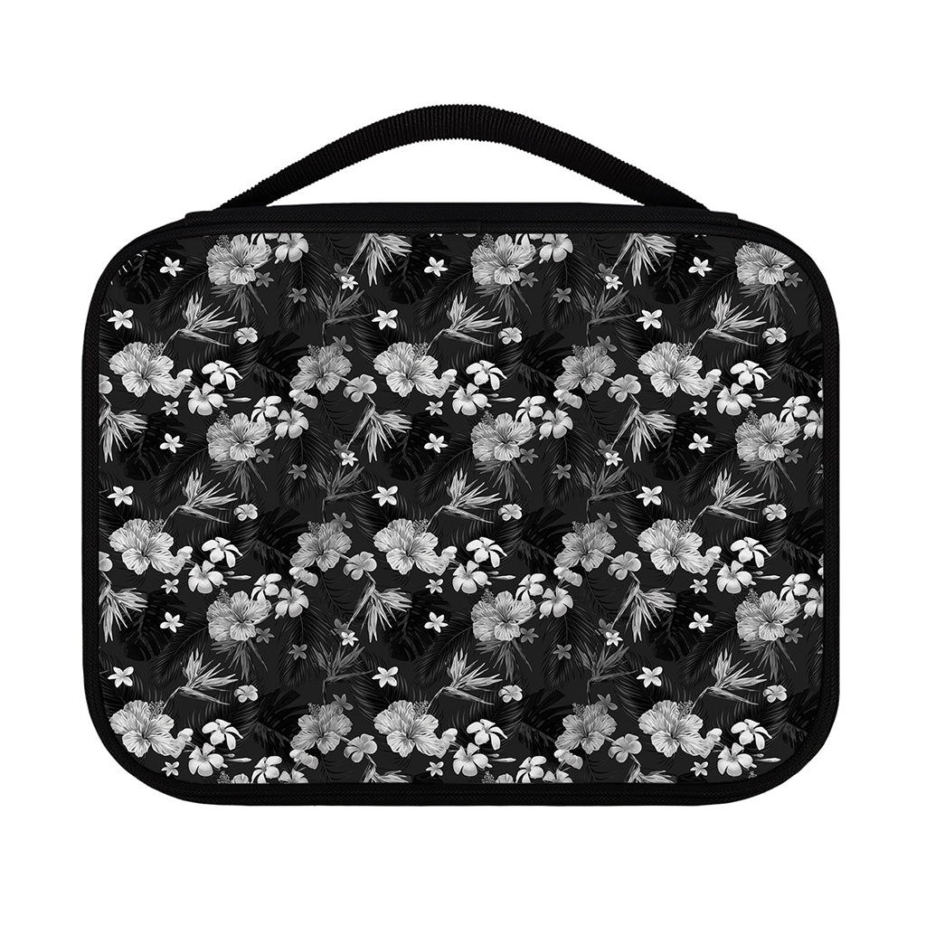 Monochrome Hawaiian Floral Print Classic Bible Case