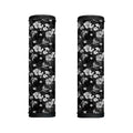 Monochrome Hawaiian Floral Print Handle Covers