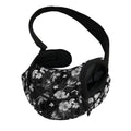 Monochrome Hawaiian Floral Print Pet Sling Carrier