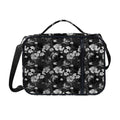 Monochrome Hawaiian Floral Print Shoulder Strap Bible Bag