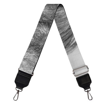 Monochrome Horse Print Bag Strap