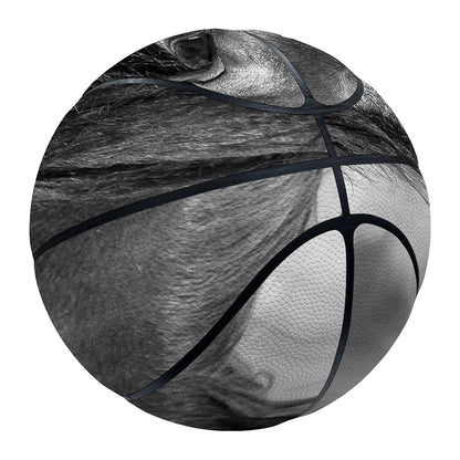 Monochrome Horse Print Basketball