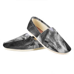 Monochrome Horse Print Casual Shoes