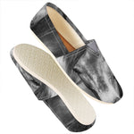 Monochrome Horse Print Casual Shoes