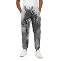 Monochrome Horse Print Cotton Sweatpants