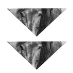 Monochrome Horse Print Dog Bandana