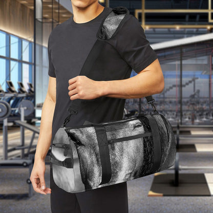 Monochrome Horse Print Gym Bag