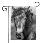 Monochrome Horse Print House Flag