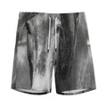 Monochrome Horse Print Men's Athletic Shorts