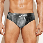 Monochrome Horse Print Men's Swim Briefs