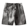 Monochrome Horse Print Men's Swim Trunks