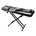Monochrome Horse Print Piano Keyboard Cover