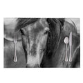 Monochrome Horse Print Placemat