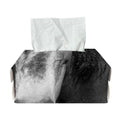 Monochrome Horse Print Rectangle Tissue Box Cover