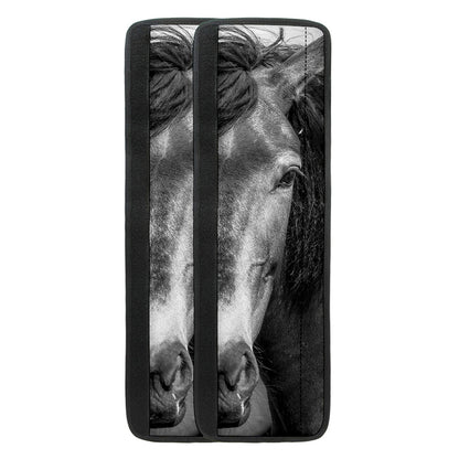 Monochrome Horse Print Refrigerator Handle Covers