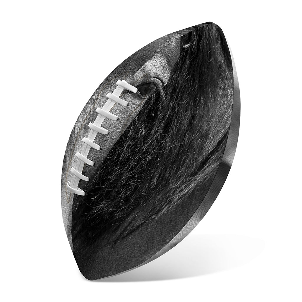 Monochrome Horse Print Rugby Ball