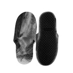Monochrome Horse Print Slippers