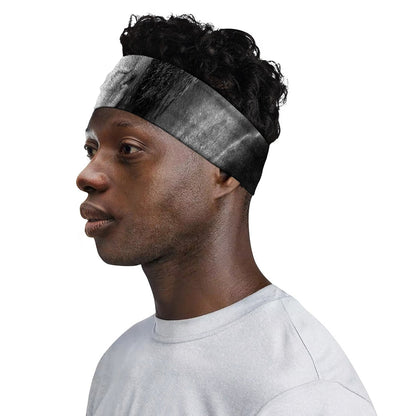 Monochrome Horse Print Sports Headband