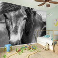 Monochrome Horse Print Wall Sticker