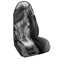 Monochrome Horse Print Waterproof Car Seat Cover