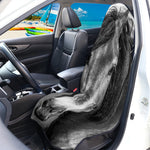 Monochrome Horse Print Waterproof Car Seat Cover