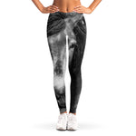 Monochrome Horse Print Women's Leggings