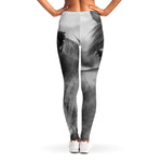 Monochrome Horse Print Women's Leggings
