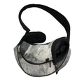 Monochrome Howling Wolf Print Pet Sling Carrier