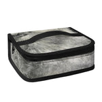 Monochrome Howling Wolf Print Small Lunch Bag