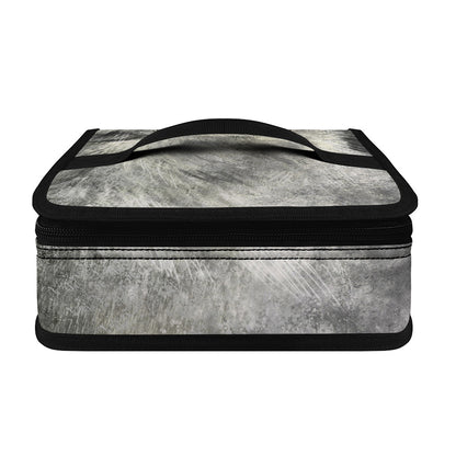 Monochrome Howling Wolf Print Small Lunch Bag