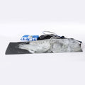 Monochrome Howling Wolf Print Sports Towel