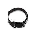 Monochrome Lotus Print Dog Collar