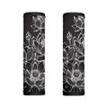 Monochrome Lotus Print Handle Covers
