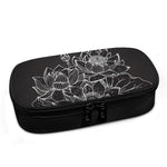 Monochrome Lotus Print Insulin Cooler Travel Case