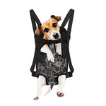 Monochrome Lotus Print Pet Carrier Backpack