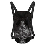 Monochrome Lotus Print Pet Carrier Backpack