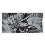 Monochrome Native Indian Portrait Print Beach Towel