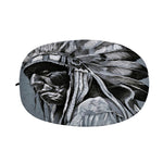 Monochrome Native Indian Portrait Print Car Side Mirror Covers