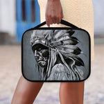 Monochrome Native Indian Portrait Print Classic Bible Case
