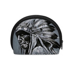 Monochrome Native Indian Portrait Print Coin Purse