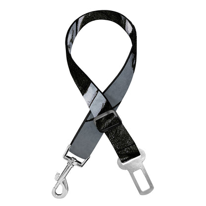 Monochrome Native Indian Portrait Print Dog Seat Belt
