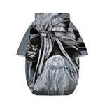 Monochrome Native Indian Portrait Print Dog Zip Up Hoodie